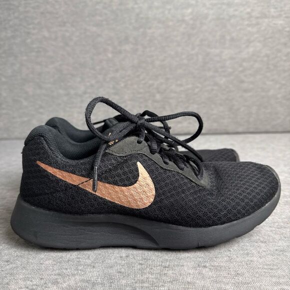Nike Shoes - Nike Womens Tanjun 812655-005 Black Running Shoes Sneakers Size 6